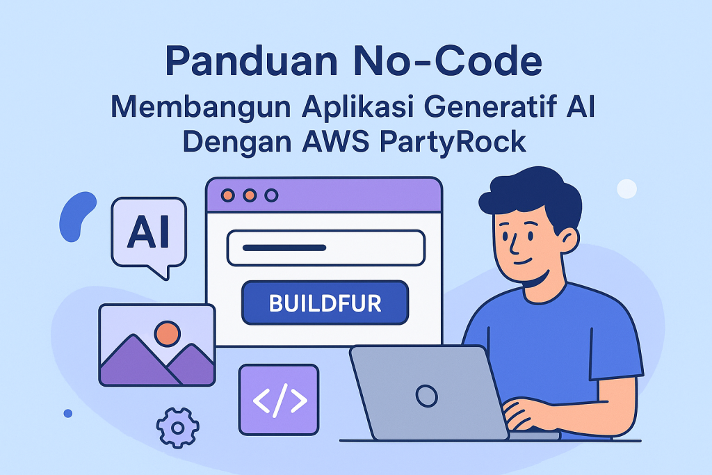 🧠 Panduan No-Code: Membangun Aplikasi Generatif AI Menggunakan AWS PartyRock