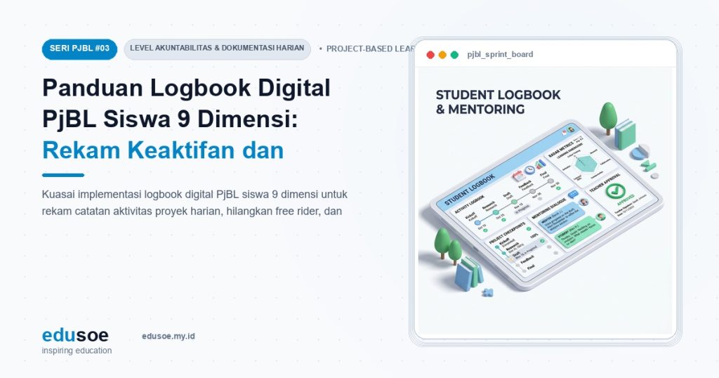 Panduan Logbook Digital PjBL Siswa 9 Dimensi: Rekam Keaktifan dan Bimbingan Proyek [Seri PJBL #3]