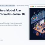 5 Tools AI Guru Modul Ajar Bank Soal Otomatis dalam 10 Menit [Seri AI_EDUKASI #2]