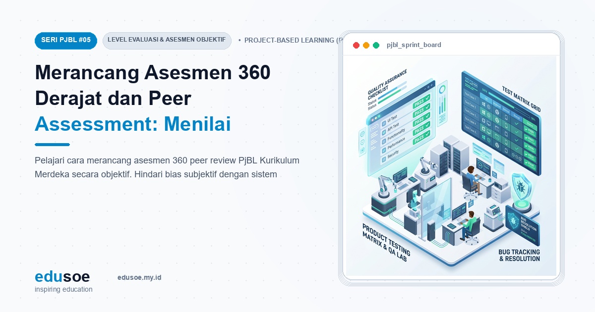 Merancang Asesmen 360 Derajat dan Peer Assessment: Menilai Kontribusi Nyata Siswa Tanpa Bias Subjektif [Seri PJBL #5]