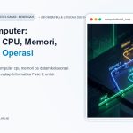 Sistem Komputer: Bagaimana CPU, Memori, dan Sistem Operasi Berkolaborasi Menjalankan Instruksi Digital [Seri INFORMATIKA #2]