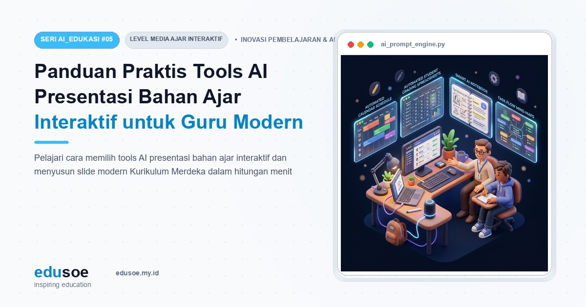 Panduan Praktis Tools AI Presentasi Bahan Ajar Interaktif untuk Guru Modern [Seri AI_EDUKASI #5]