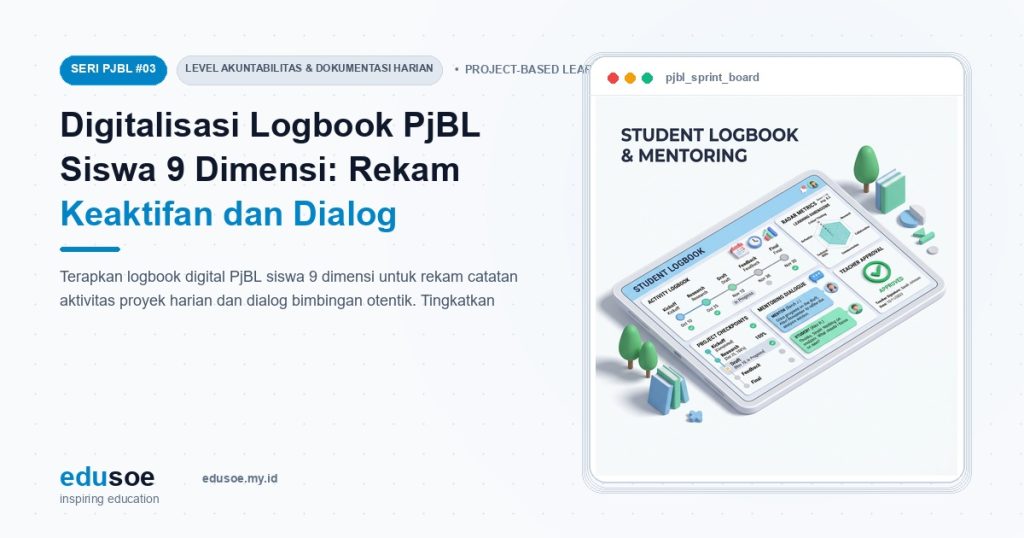 Digitalisasi Logbook PjBL Siswa 9 Dimensi: Rekam Keaktifan dan Dialog Bimbingan Terukur [Seri PJBL #3]